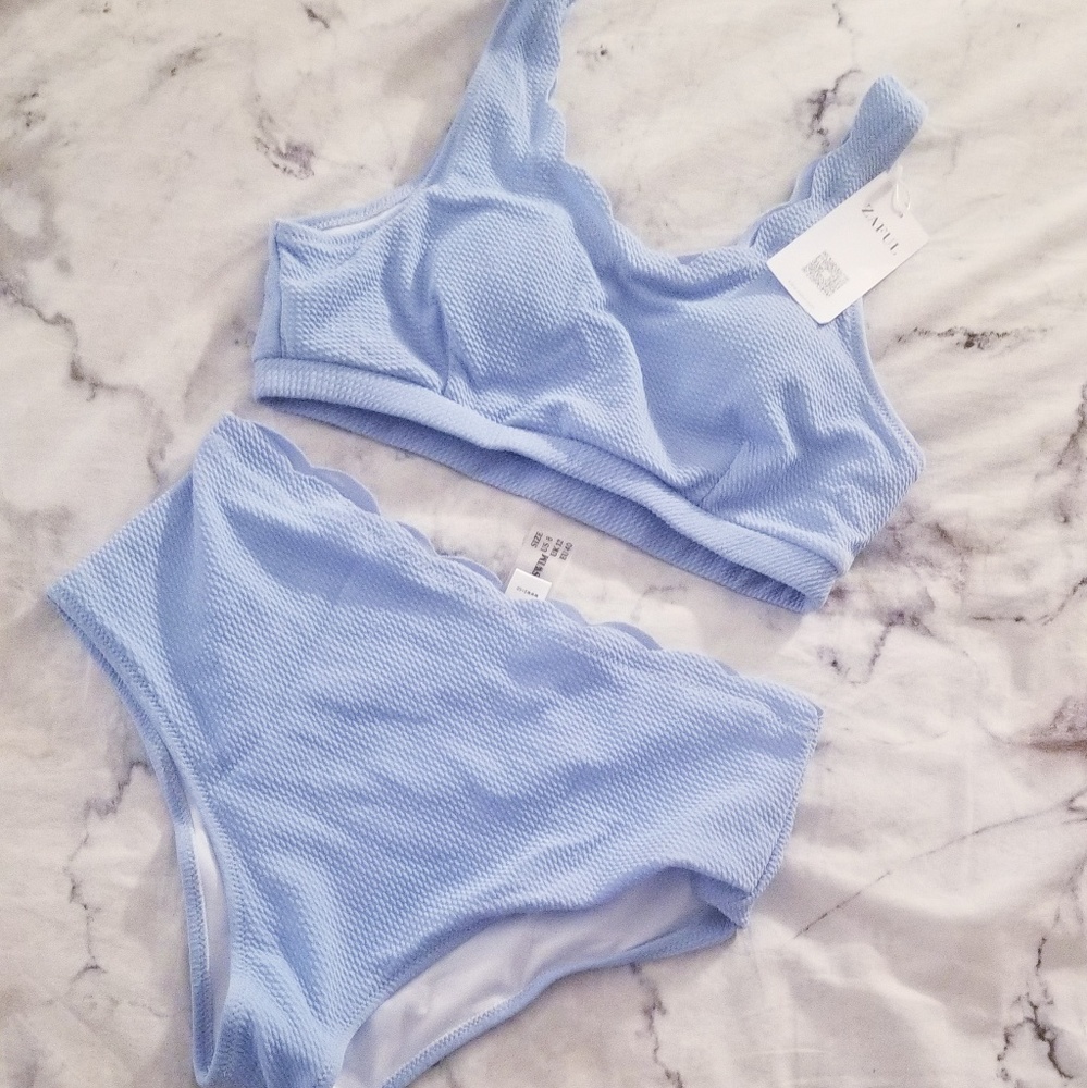 High waist bathing suit